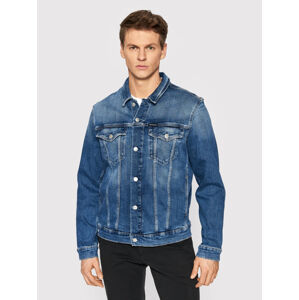 Calvin Klein pánská modrá džínová bunda - XXL (1A4)